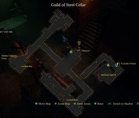 shadows guild of steel cellar